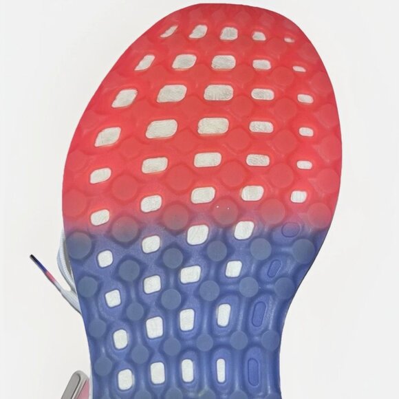 Adidas PureBoost Go Womens Size 9 Cloud White Shock Red Running Shoes Used - Picture 10 of 15